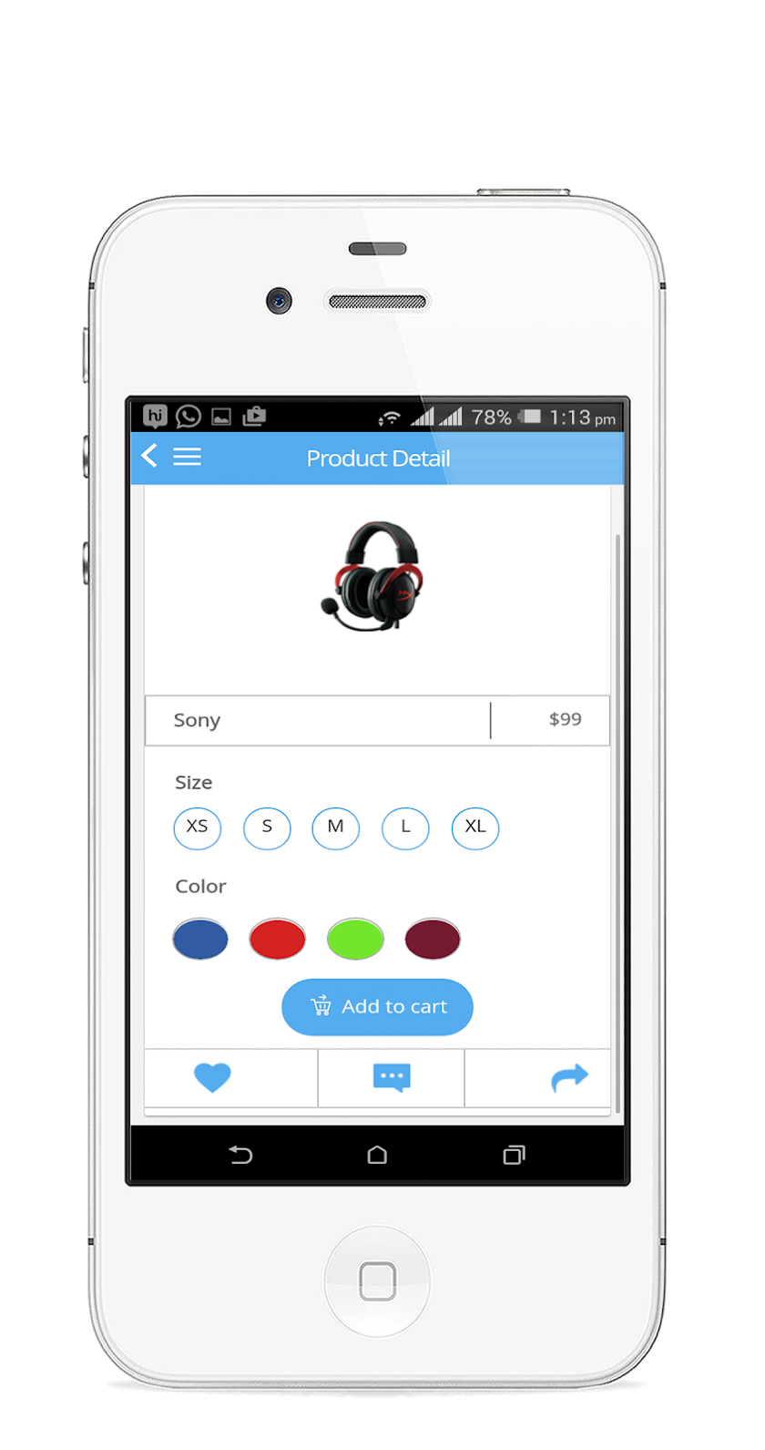 ionic ecommerce theme Screen 3