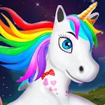 Cover Image of ดาวน์โหลด Baby Unicorn Horse Life : Pony Jungle Survival 1.0.6 APK