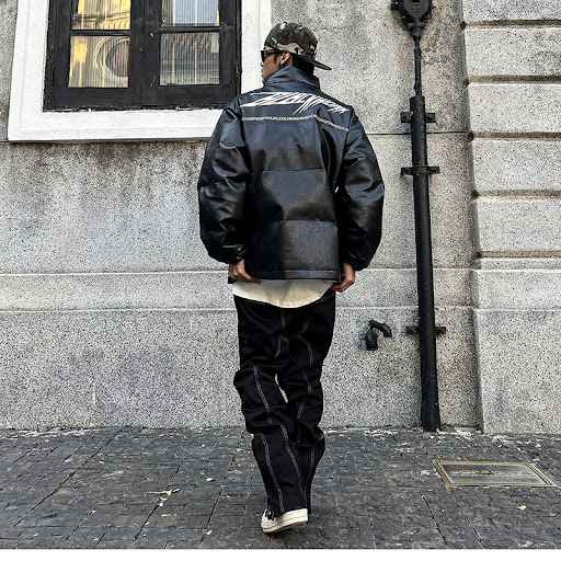 Title 15, Vintage Street Structure Zip Loose Straight Jea...