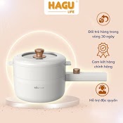 Nồi Lẩu Điện Đa Năng Hầm Cháo, Nấu Mì, Nồi Lẩu Mini Đa Năng, Chiên Rán, Quánh Nấu Cháo 1.6L Bear Drg - P16M2