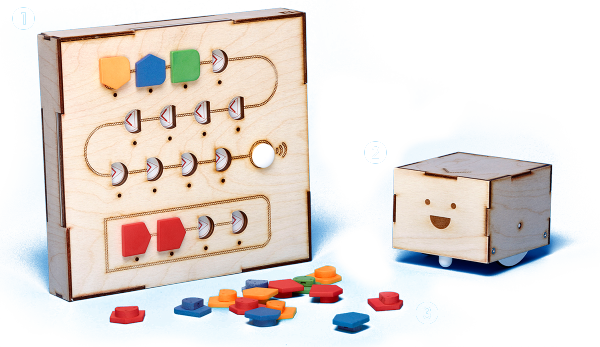 the cubetto early education coding robot