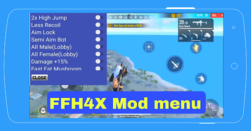 ffh4x mod menu for fire screenshot #0