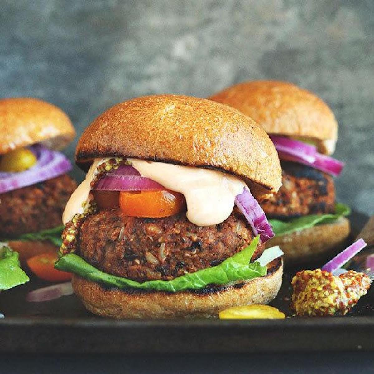 Meat Lovers Veggie Burger Just A Pinch Recipes