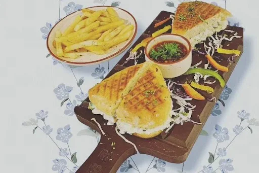 Spinach Corn & Cheese Panini