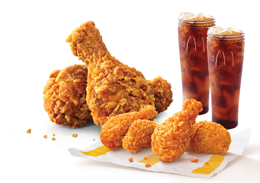 2 Pc Crispy Fried Chicken + 4 Pc McSpicy Chicken Wings + 2 Coke