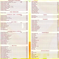 Sahara Restaurant menu 2