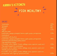 Amma's Kitchen menu 1