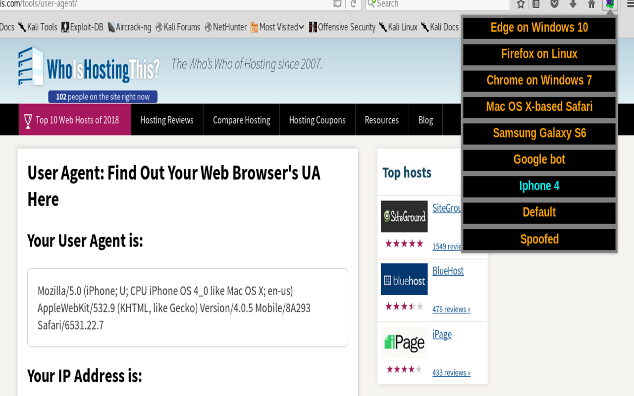 User agent spoofer Preview image 2