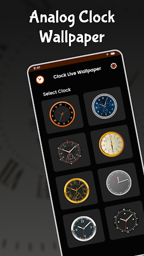 Screenshot Analog Clock Live Wallpaper HD