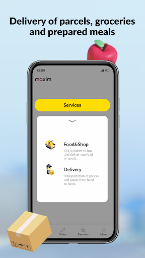 maxim — order taxi, food screenshot #3