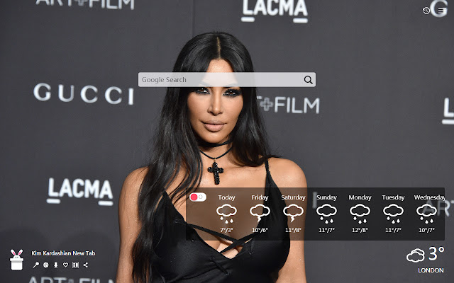 Kim Kardashian טאב חדש, מותאם אישית רקעים HD