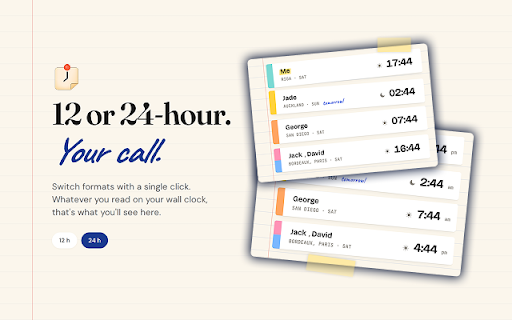 TimeZones - world clock for your toolbar screenshot 4