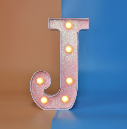 Title 10, Noćno svetlo Englesko slovo Lampa Rođendanska z...
