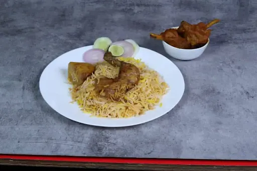 Biryani, Chicken Kosha, Ch Tikka Kabab And Salad Combo