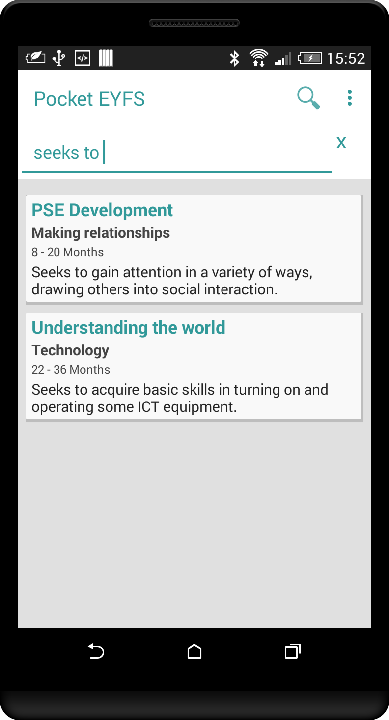 Pocket EYFS Screen 3