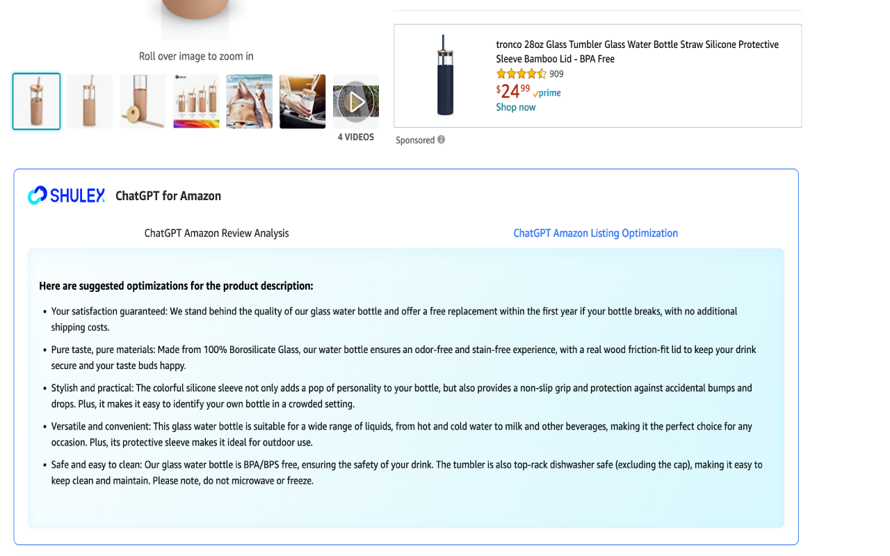 ChatGPT for Amazon - Shulex VOC Preview image 5