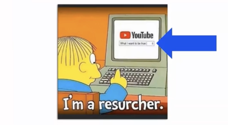 Caption: "I'm a researcher."