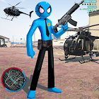 US Spider Police Stickman Rope Hero Strange Vegas 1.0