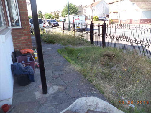 Installation of slabbed front of house - Bexleyheath