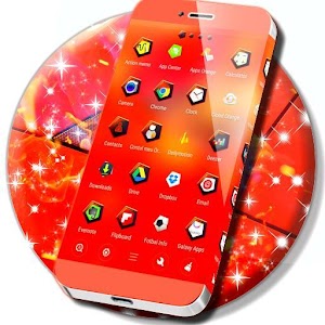 Red Launcher Theme (New)  Icon