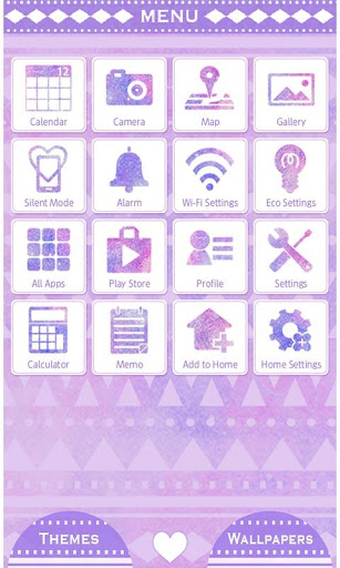 Screenshot Cute Theme-Pastel Tribal-