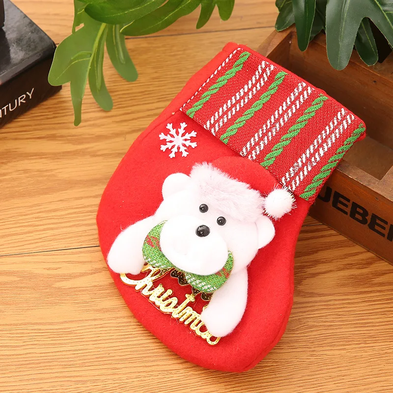 Gouden Kerstman Kousen Kersttas Perfecte Cadeaus Feestelijke Decoratie Grote Capaciteit Premium Design