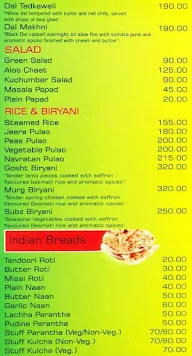 Madhuban menu 4