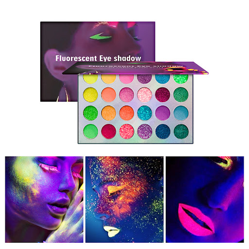 Title 2, Lasting Glow Eyeshadow UV Glow in The Dark Illu...