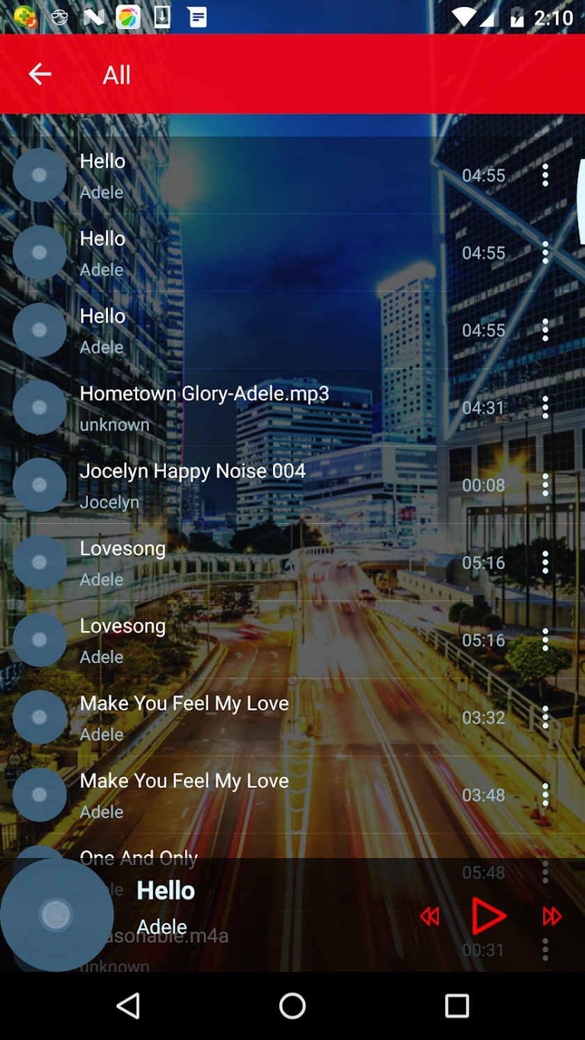 Music Player &amp; MP3 Player Screen 2