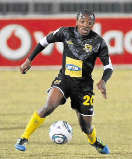 STUNG: Raymond Monama of Black Leopards says they are ready to shoot down Moroka Swallows this weekend. Photo: Gallo Images