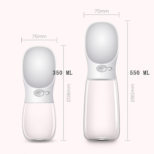 Title 3, 350 550ML Portable Pet Dog Water Bottle for Sma...