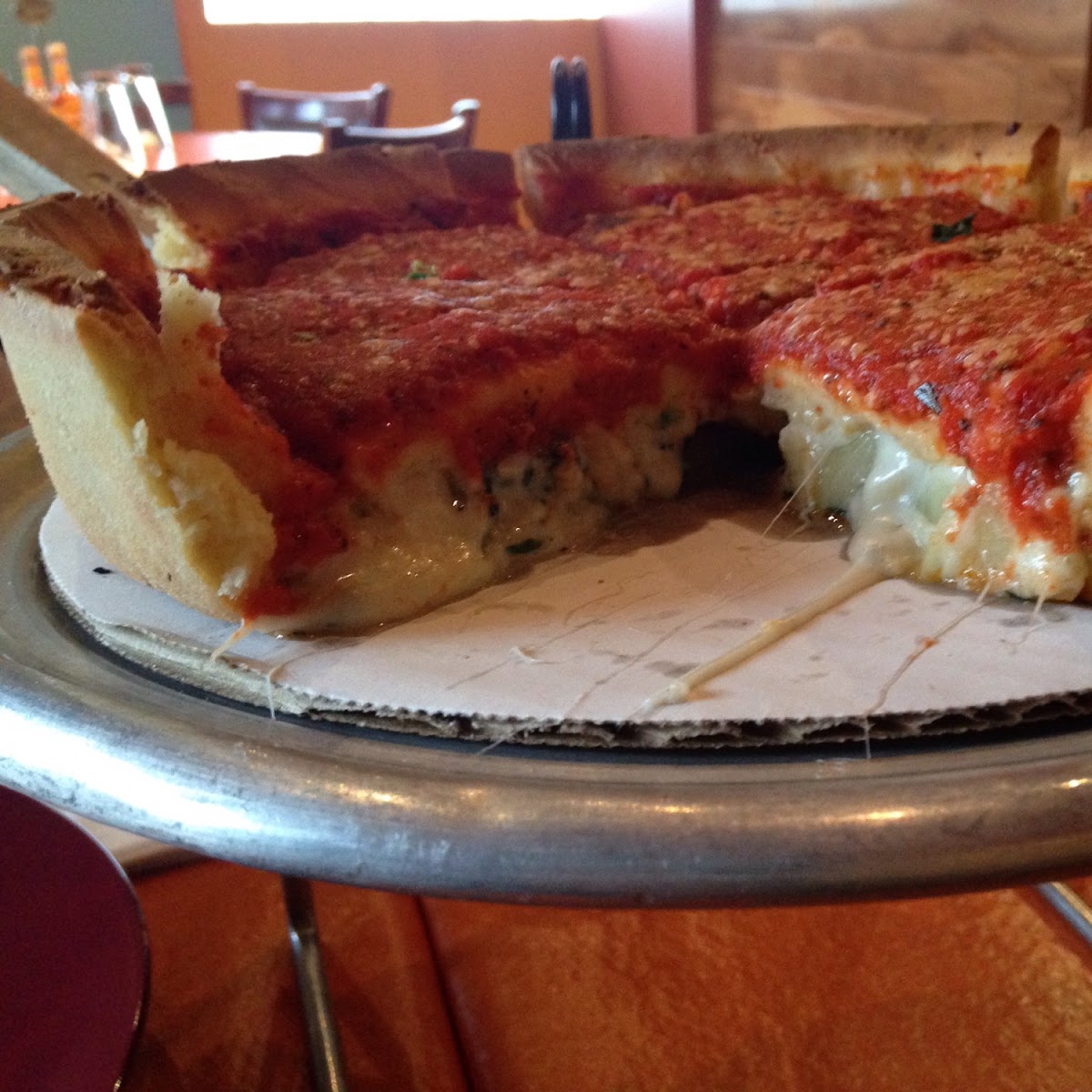 Gluten free stuffed deep dish