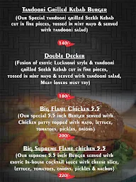 The Flame Burger menu 2