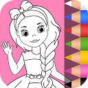 ダウンロード Princess Coloring Book 2 をインストールする 最新 APK ダウンローダ