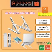 Giá Kê Laptop Nhôm Cao Cấp Có Túi Đựng, Bàn Laptop Giá Đỡ Laptop Có Thể Xếp Gọn & Điều Chỉnh Độ Cao, Tản Nhiệt Tốt