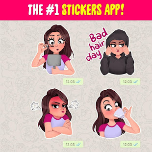 Stickers Wallpaper For Girls 1.0.0 APK + Мод (Unlimited money) за Android