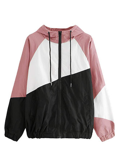 Title 4, Stitching Solid Color Hooded Long-Sleeved Sun P...