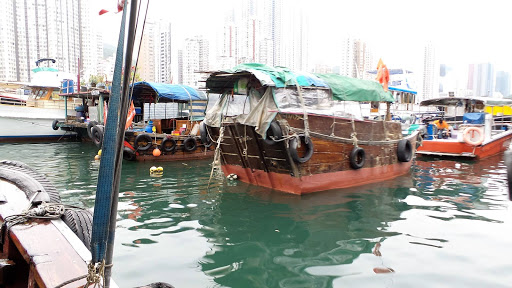 Sampan Boat Tour Hong Kong China 2016