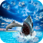 Hungry Shark Attack Blue Whale Evolution Simulator 1.1 Icon