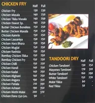 Super Dawat Tawa Fry Centre menu 3