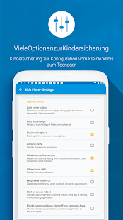 Kids Place Mit Kindersicherung und -sperre Screenshot