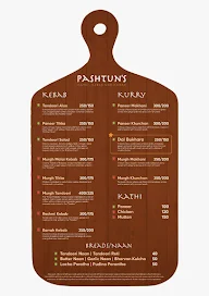 Pashtun's menu 1