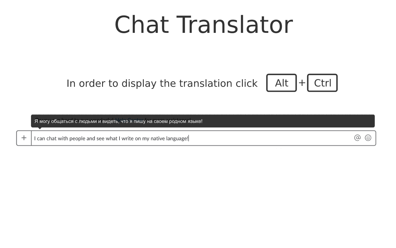 Chat Translator v.2.0 Preview image 1