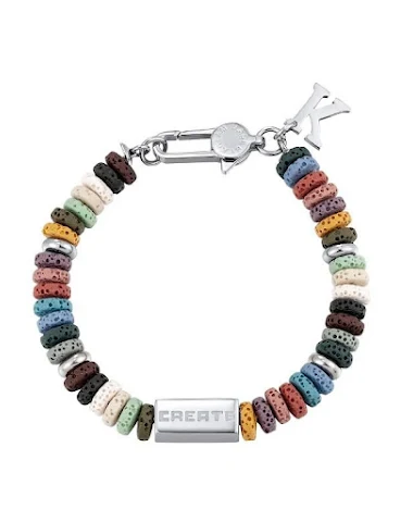 Bracelet homme en pierre volcanique - 2