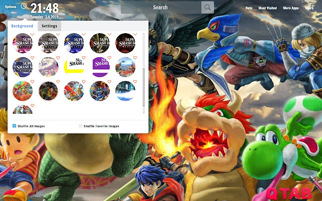 Super Smash Bros Ultimate New Tab Wallpapers