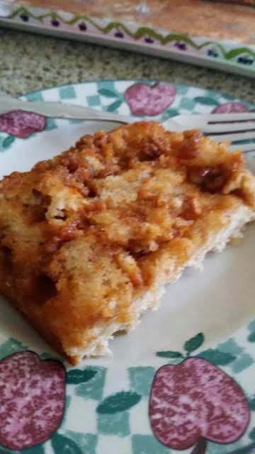 Apple Banana Butterscotch Snack Cake