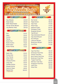 New Shanthi Sagar menu 4