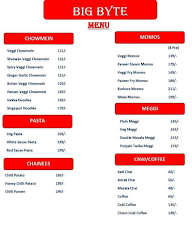 Big Byte menu 1