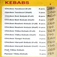 Bachan's Tandoori Club menu 1