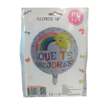 Globos Ppot Redondos Mensajes Variados 18"  
